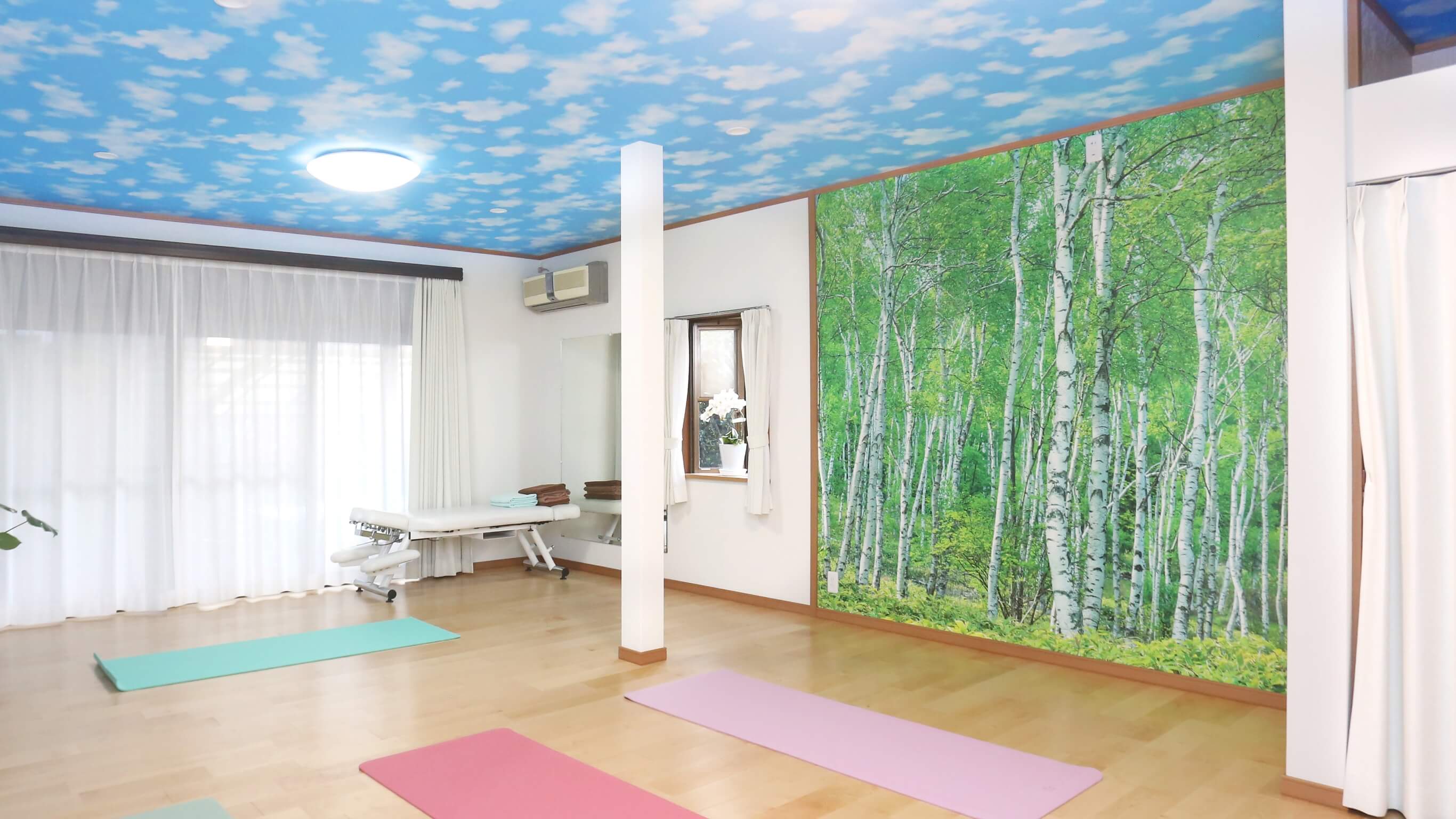 ヨガスタジオの様子